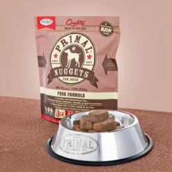 Primal Dog Raw Frozen Nuggets Pork, 3lb