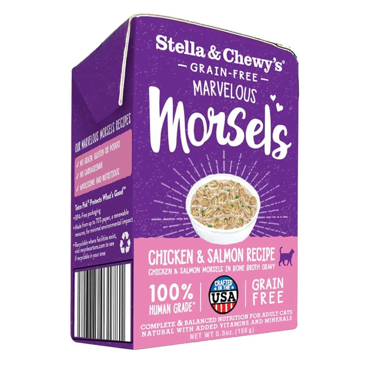 Stella And Chewy's Marvelous Morsels Chicken/Salmon, 5.5oz 3 Stella And Chewy's Marvelous Morsels Chicken/Salmon, 5.5oz