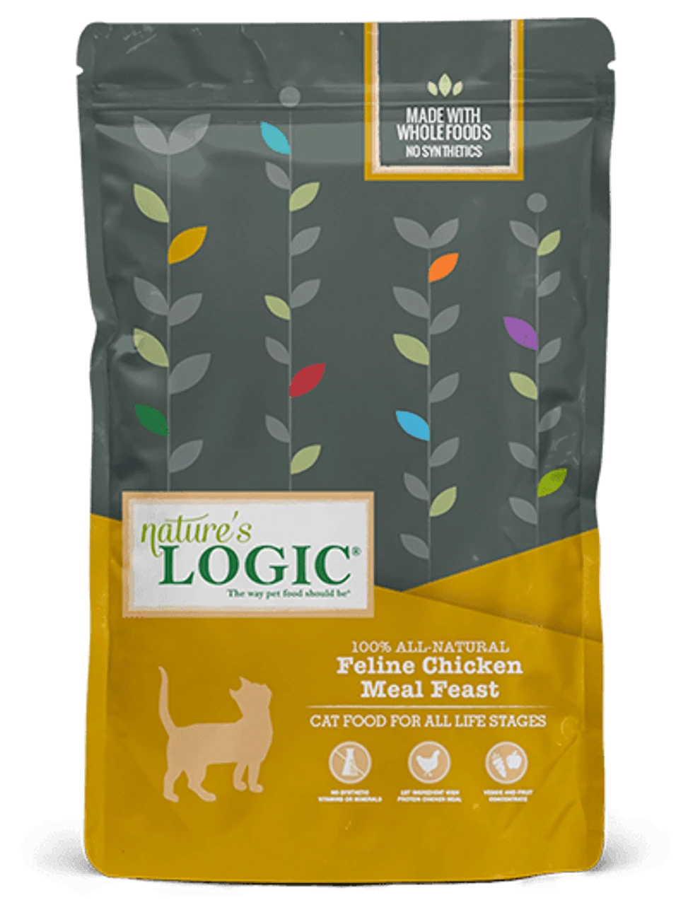 Nature's Logic Feline Chicken Meal Feast, 3.3lbs 3 Nature's Logic Feline Chicken Meal Feast, 3.3lbs