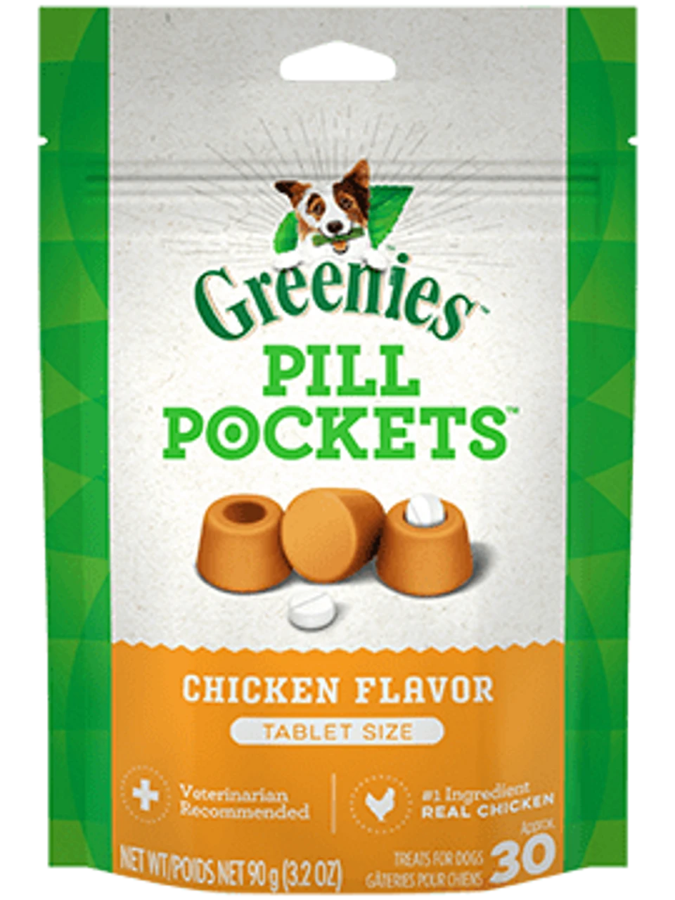 Greenies Pill Pocket Tablets, 3.5oz 3 Greenies Pill Pocket Tablets, 3.5oz