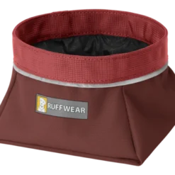 Ruffwear Quencher Packable Dog Bowl, Fired Brick