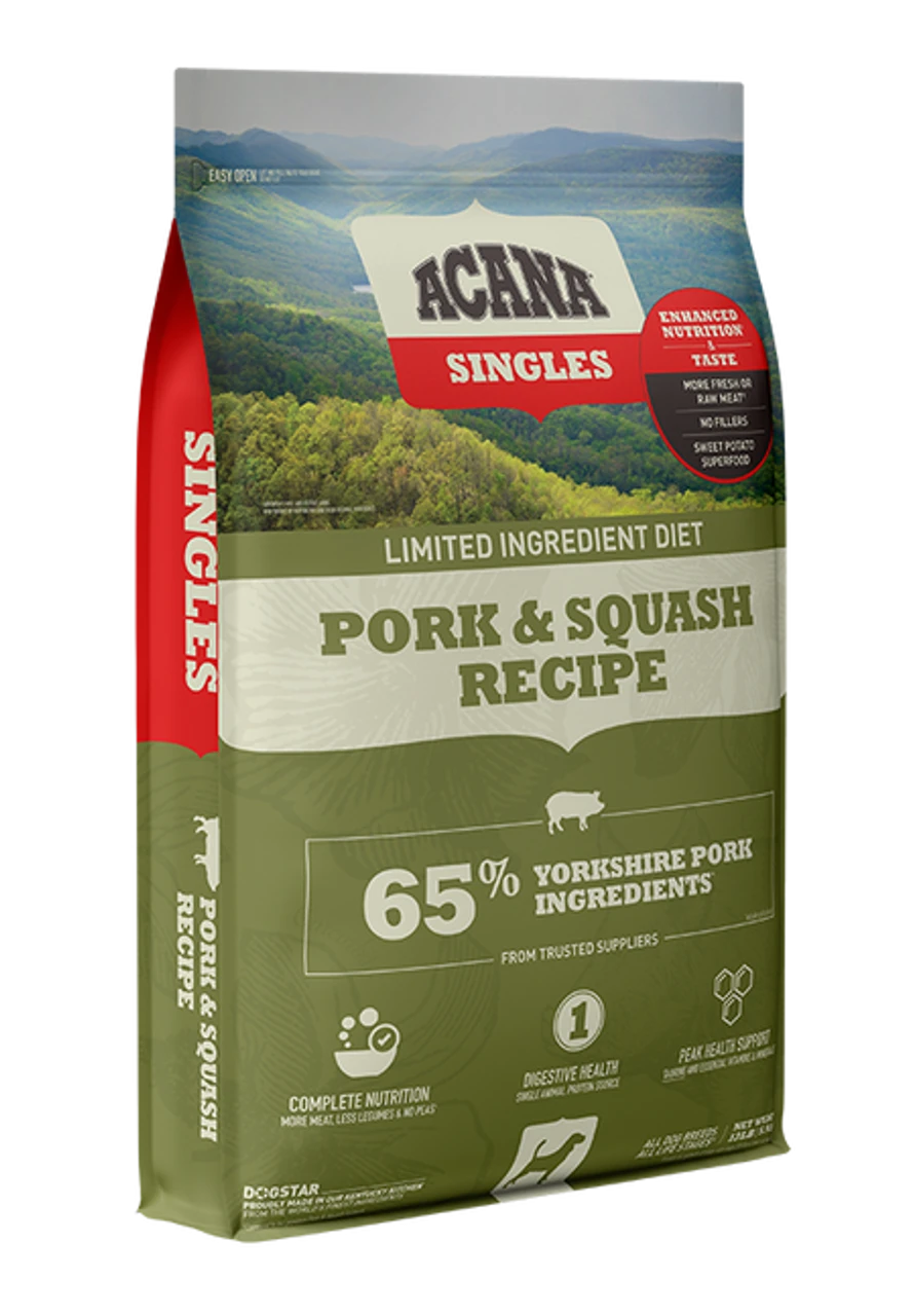 Acana Dog Singles Pork & Squash, 25lb 3 Acana Dog Singles Pork & Squash, 25lb