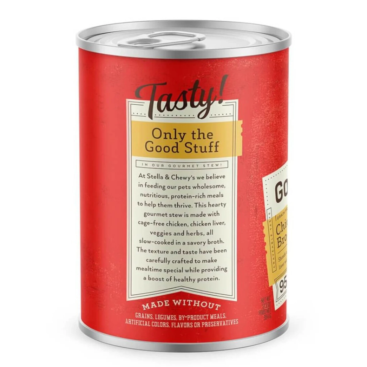 Stella And Chewy's Gourmet Chicken, Carrot & Broccoli Stew For Dogs, 12.5oz 4 Stella And Chewy's Gourmet Chicken, Carrot & Broccoli Stew For Dogs, 12.5oz - Image 2