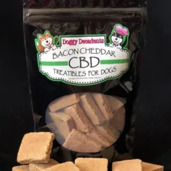 Doggy Decadents Bacon And Cheddar CBD Treats, 5mg
