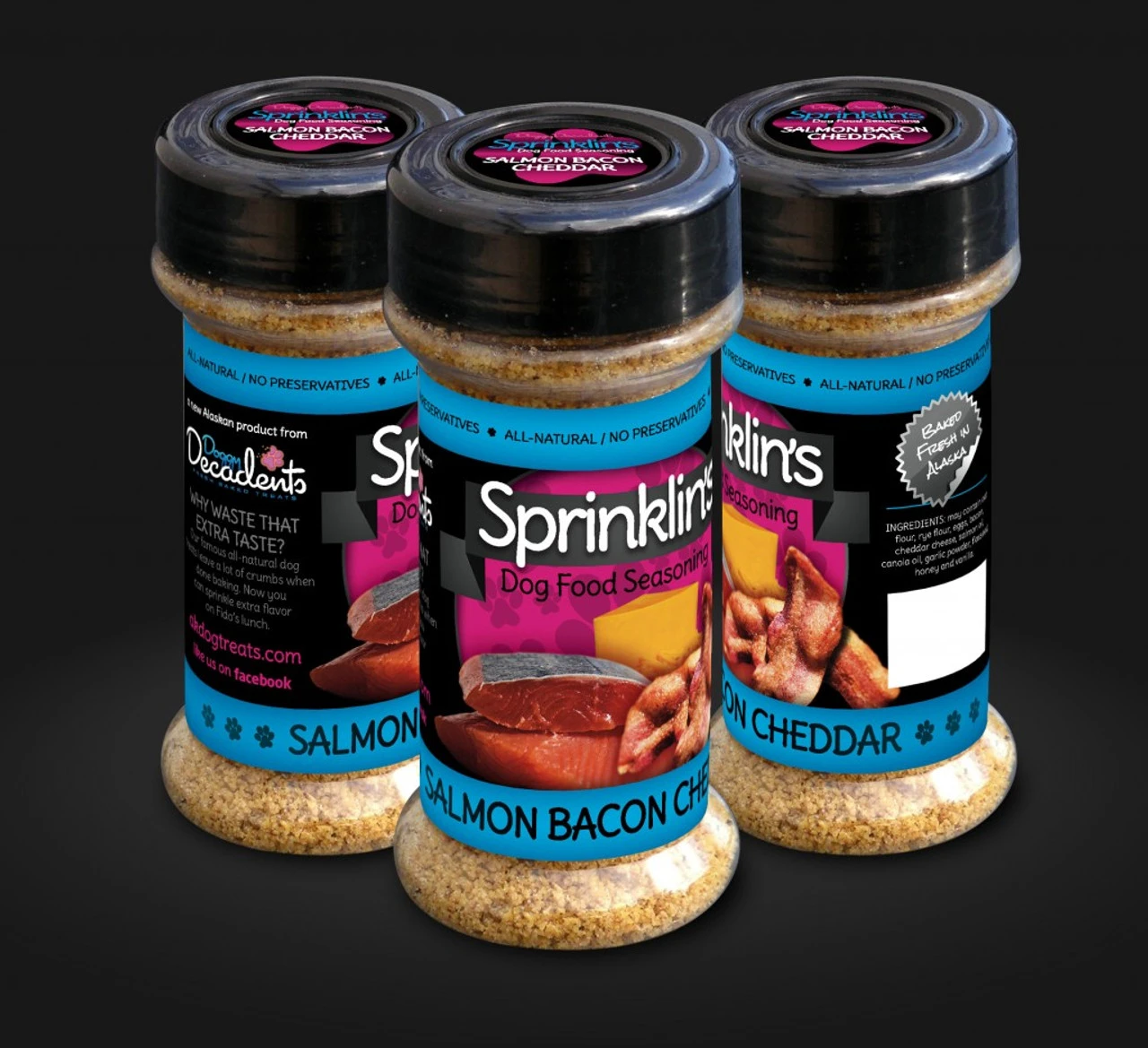 Doggy Decadents Sprinklins Dog Seasoning, 5.5oz 3 Doggy Decadents Sprinklins Dog Seasoning, 5.5oz