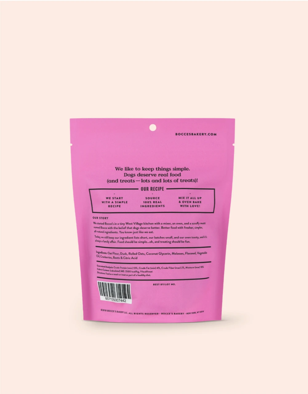 Bocce's Bakery Soft & Chewy Duck Treats, 6z 4 Bocce's Bakery Soft & Chewy Duck Treats, 6z - Image 2