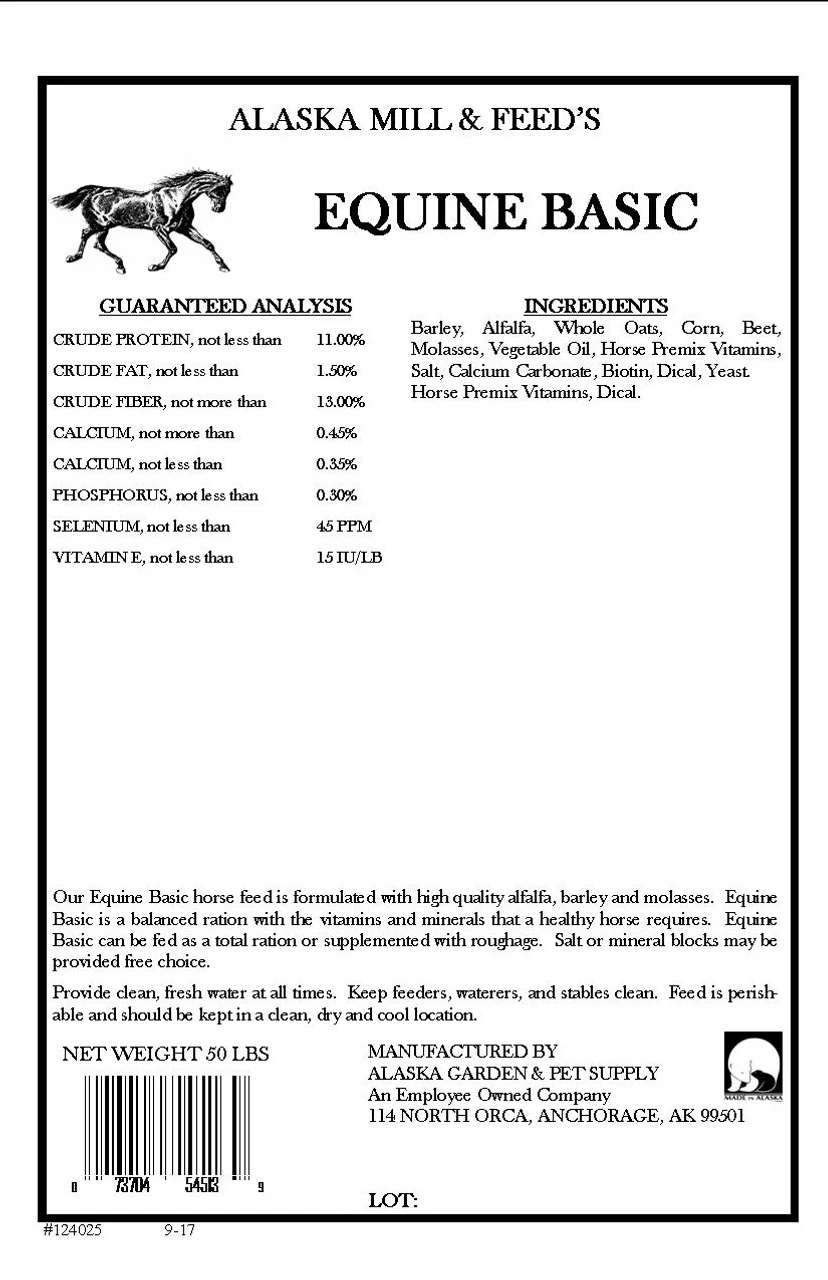 Equine Basic, 50lb 4 Equine Basic, 50lb - Image 2