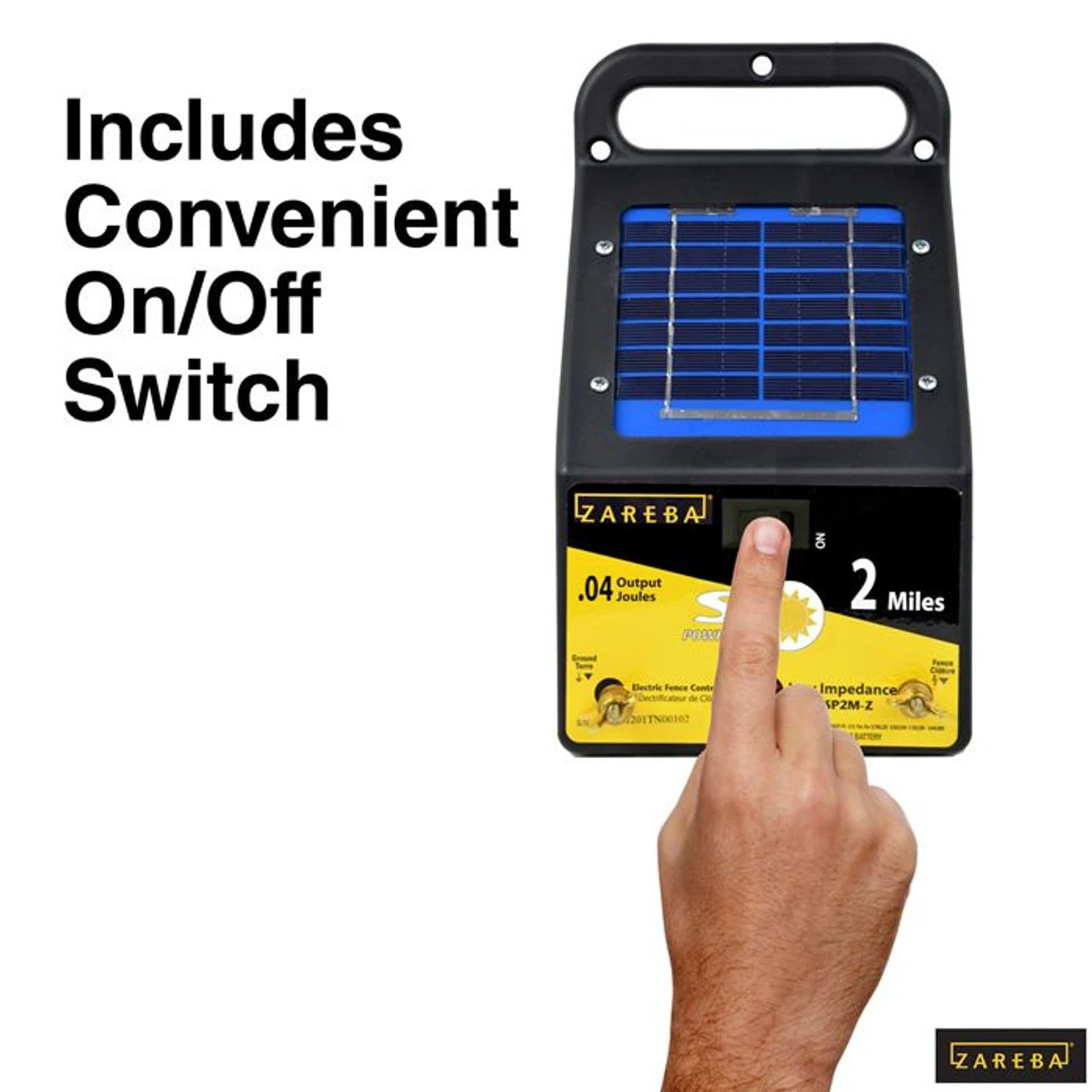 Zareba 4V Solar Charger, 2 Mile 4 Zareba 4V Solar Charger, 2 Mile - Image 2