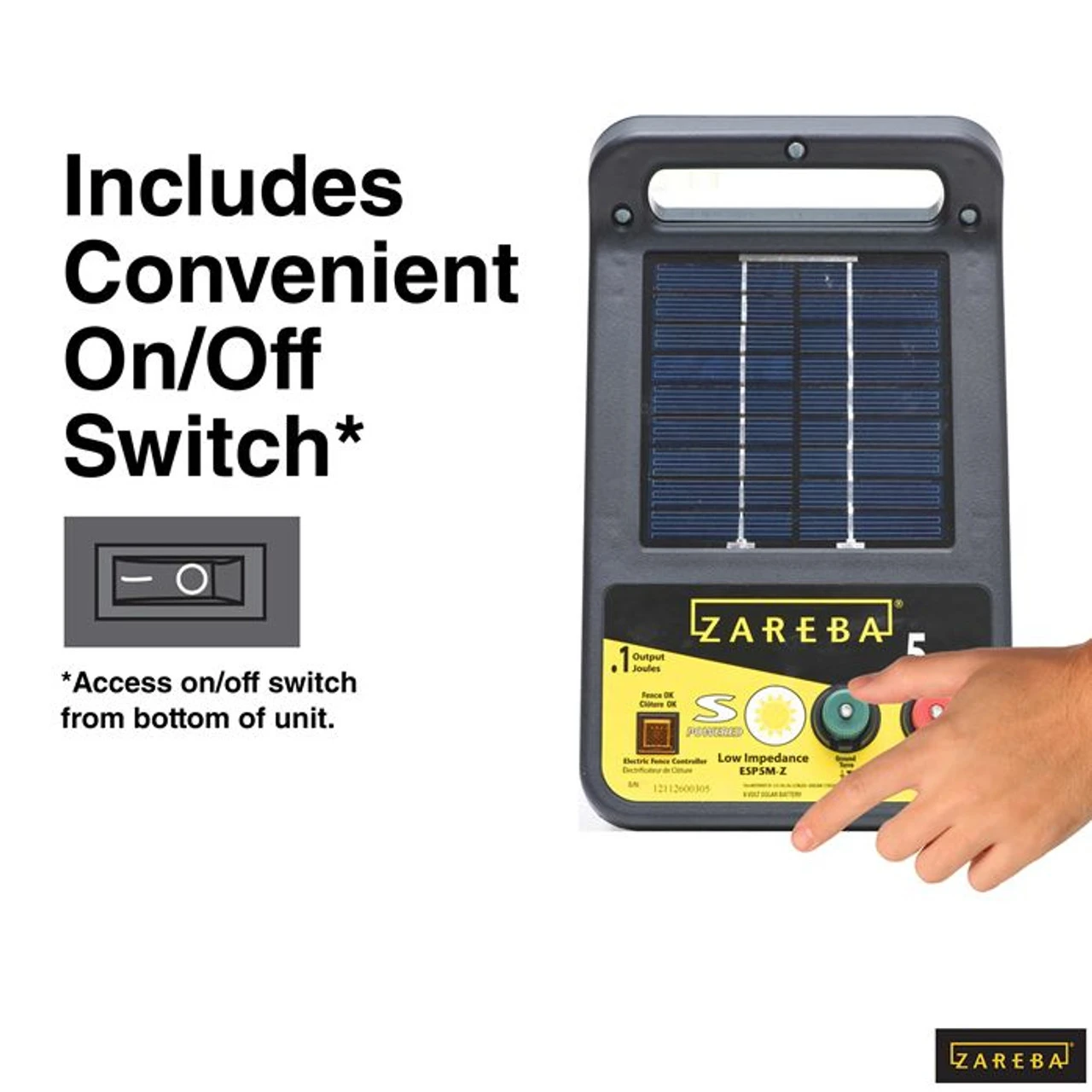 Zareba 6V Solar Energizer, 5 Mile 4 Zareba 6V Solar Energizer, 5 Mile - Image 2