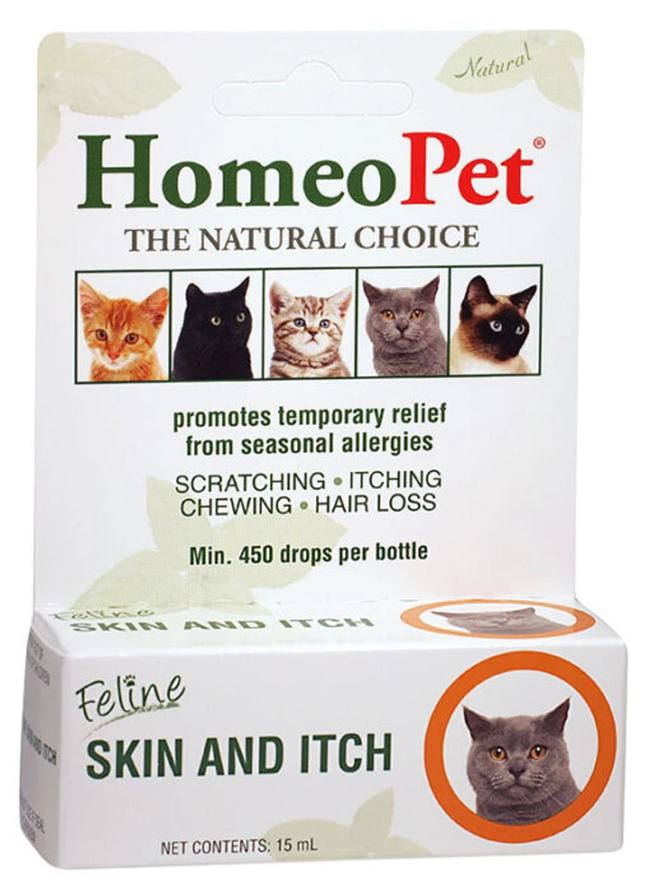 HomeoPet Feline Skin & Itch, 15ml 3 HomeoPet Feline Skin & Itch, 15ml