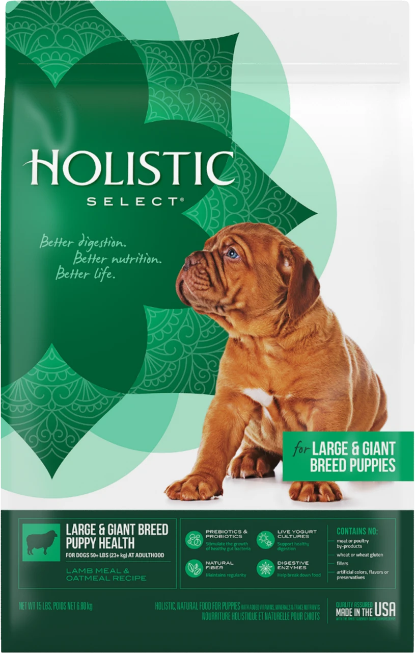 Holistic Select Puppy Large Breed Lamb/Oat, 30lb 3 Holistic Select Puppy Large Breed Lamb/Oat, 30lb