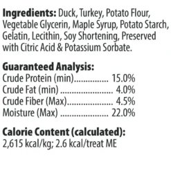Loving Pet Houndations Duck Treats, 4oz 9 Loving Pet Houndations Duck Treats, 4oz -Garden Supplies Sales 2024 Houndations duck info 01067.1605893457 95766.1628446467
