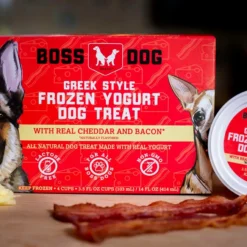 Bossdog Frozen Yogurt, Cheddar & Bacon