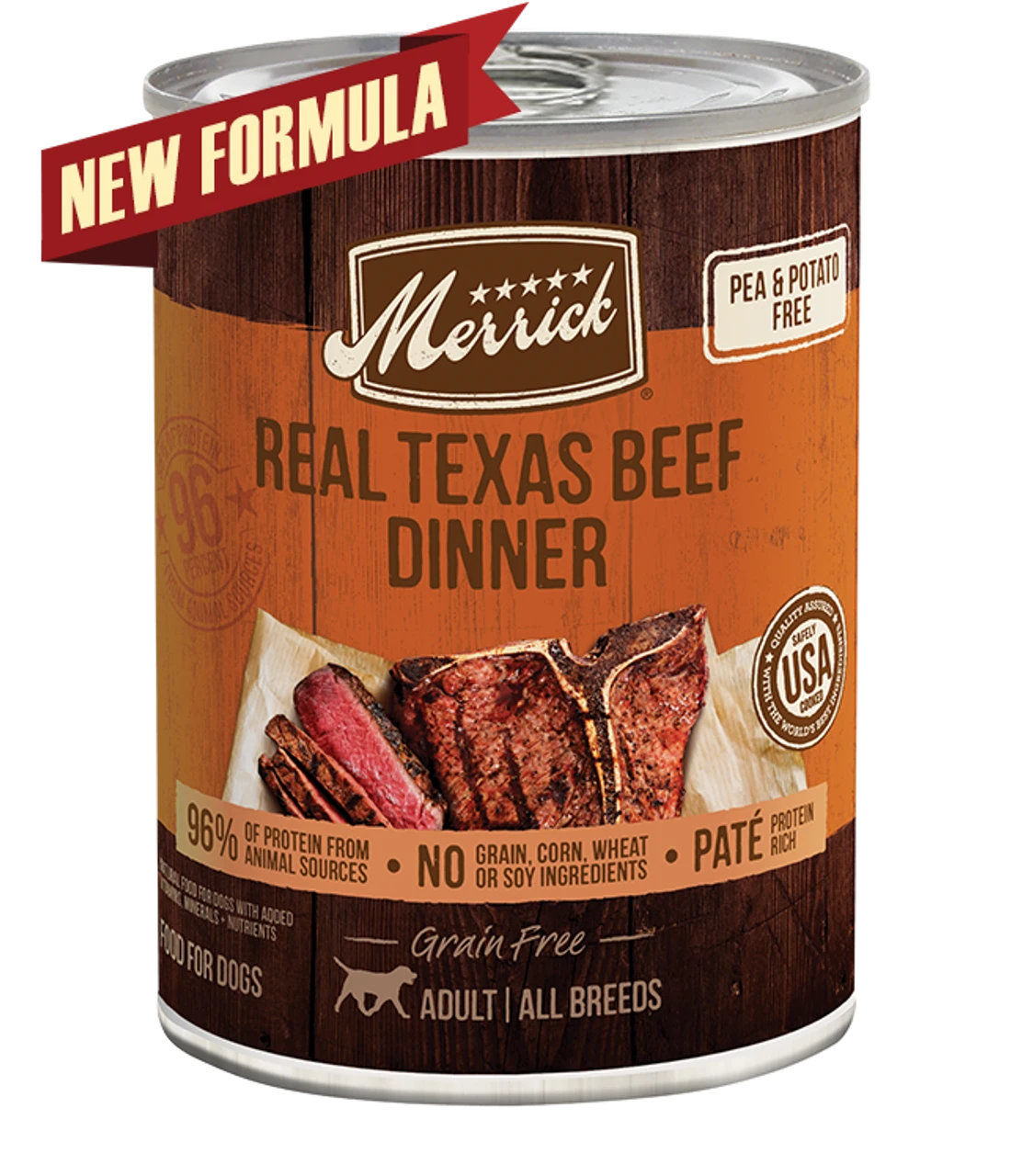 Merrick Grain-Free Real Texas Beef, 12.7oz 3 Merrick Grain-Free Real Texas Beef, 12.7oz