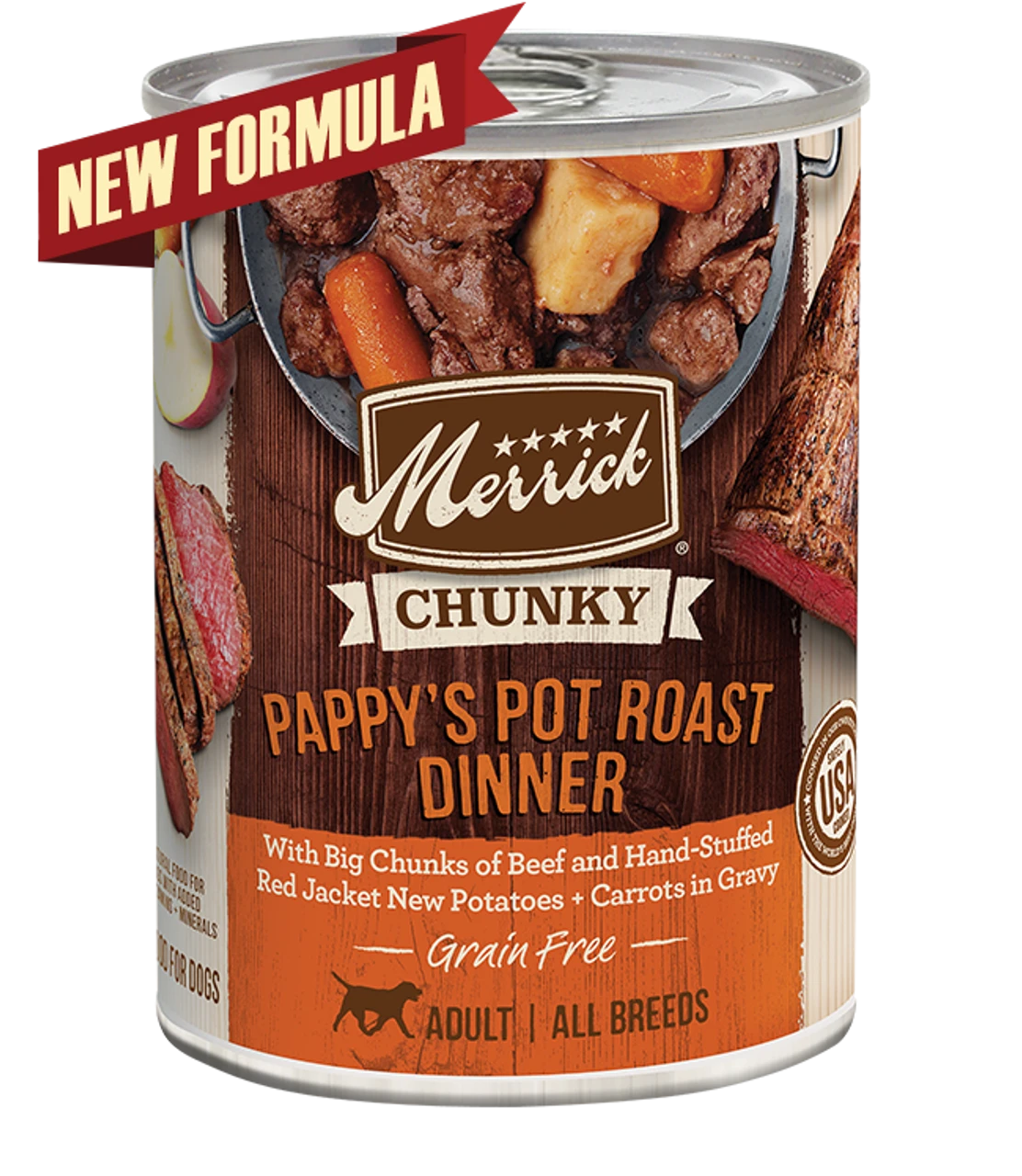 Merrick Grain Free Chunky Pappy's Pot Roast, 12.7oz 3 Merrick Grain Free Chunky Pappy's Pot Roast, 12.7oz