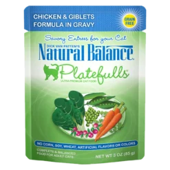 Natural Balance Platefuls Chicken & Giblets, 3oz