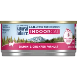 Natural Balance Indoor Salmon & Chickpea Formula, 5.5oz