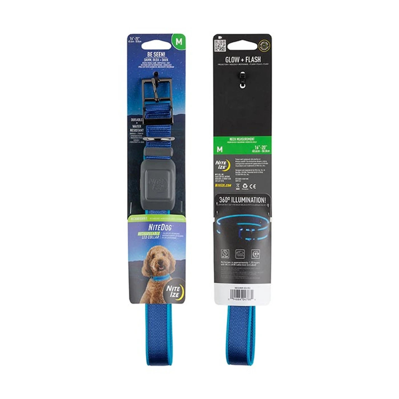 Nite Ize, NiteDog Rechargeable LED Collar, Blue 4 Nite Ize, NiteDog Rechargeable LED Collar, Blue - Image 2