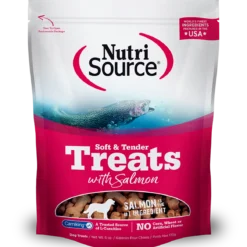NutriSource Soft And Tender Salmon Treats, 6oz