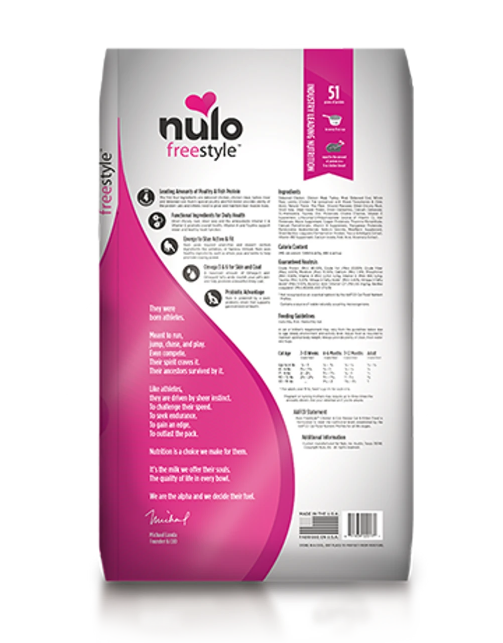Nulo Freestyle Kitten High-Meat Kibble Chicken & Cod Recipe, 5lb 4 Nulo Freestyle Kitten High-Meat Kibble Chicken & Cod Recipe, 5lb - Image 2