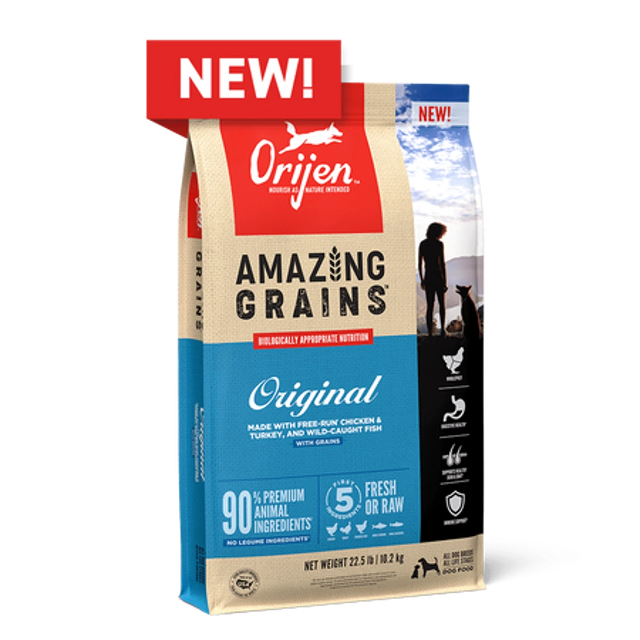 Orijen Dog Original W/Grain 3 Orijen Dog Original W/Grain