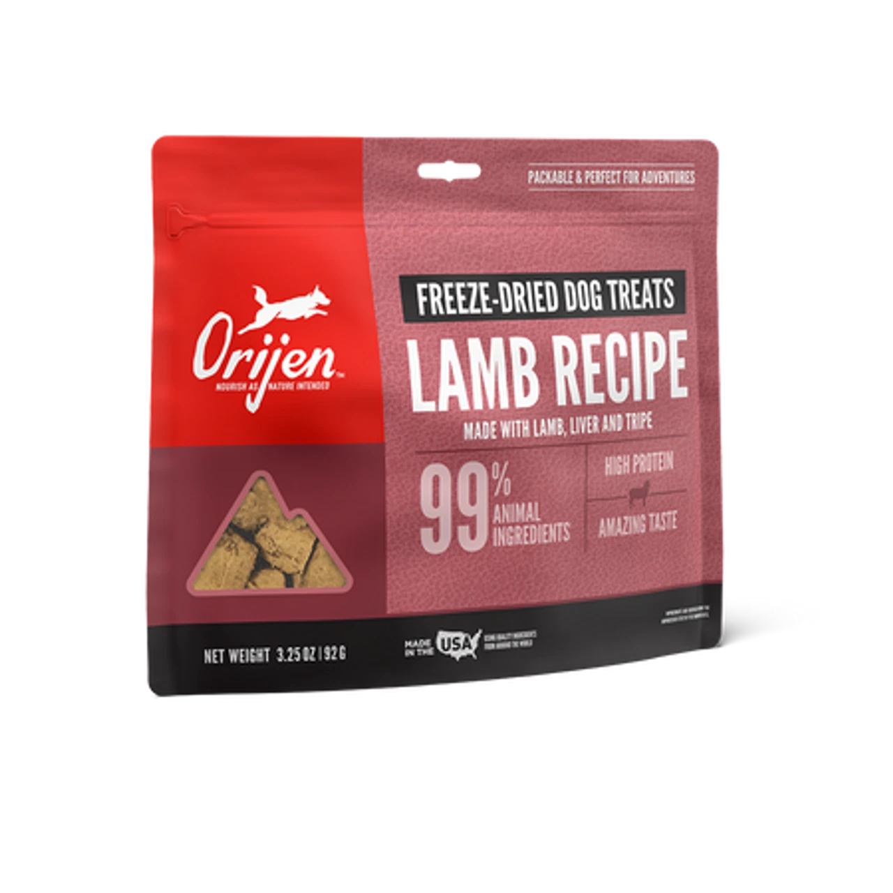 Orijen Dog Freeze Dried Treats Grass-Fed Lamb, 3.25oz 3 Orijen Dog Freeze Dried Treats Grass-Fed Lamb, 3.25oz