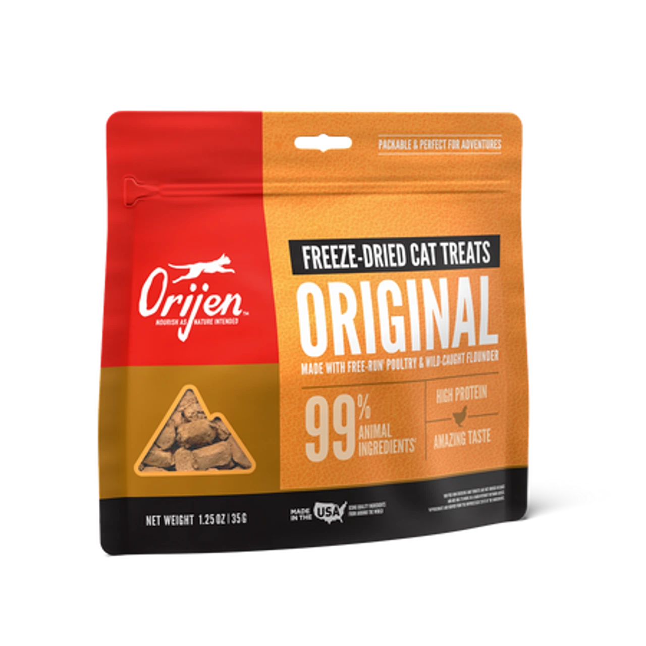 Orijen Cat Freeze Dried Treats Original, 1.25z 3 Orijen Cat Freeze Dried Treats Original, 1.25z