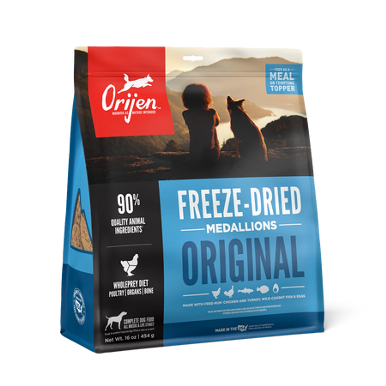 Orijen Dog Freeze Dried Food Original 3 Orijen Dog Freeze Dried Food Original