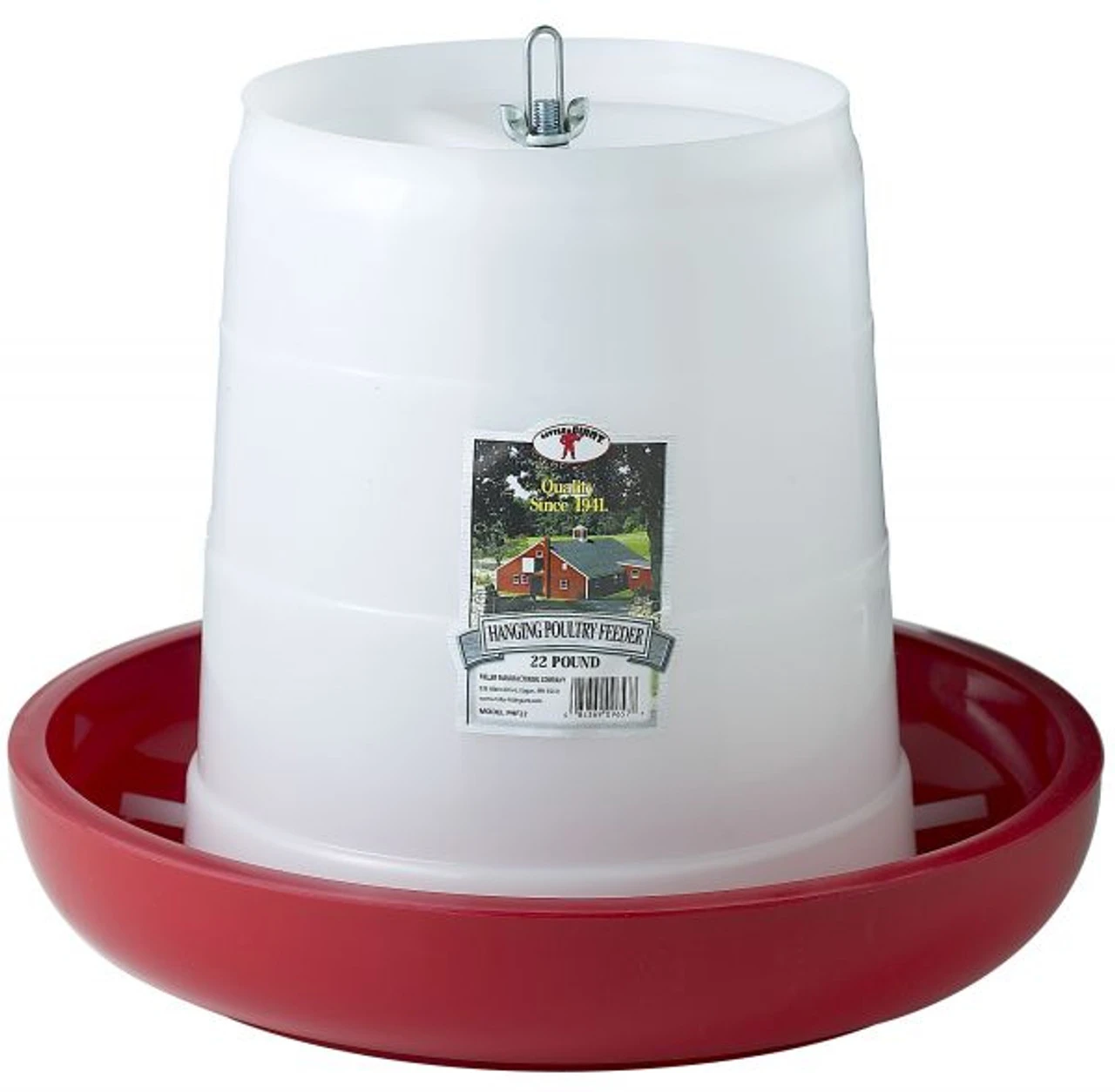 Miller Plastic Hanging Poultry Feeder 5 Miller Plastic Hanging Poultry Feeder - Image 3
