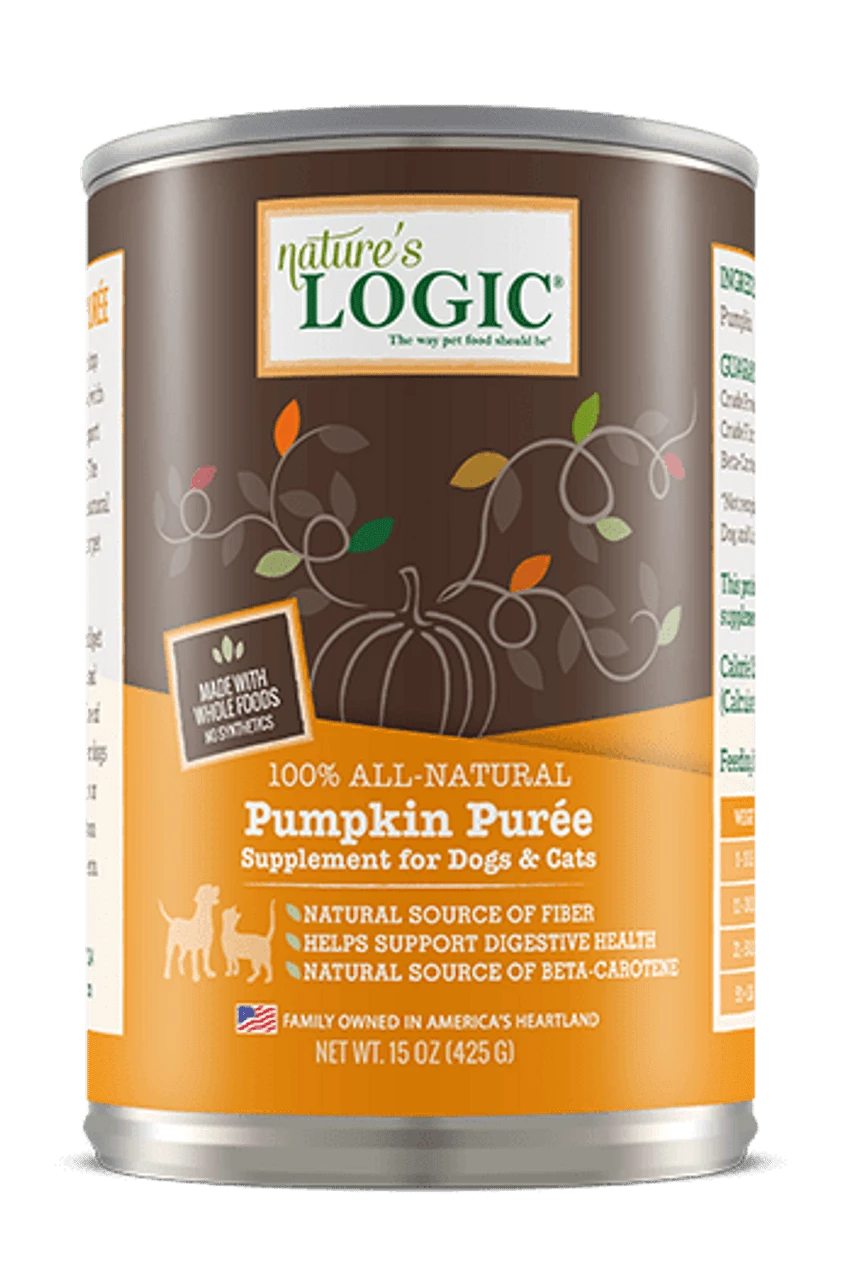 Nature's Logic Pumpkin Puree, 15oz 3 Nature's Logic Pumpkin Puree, 15oz