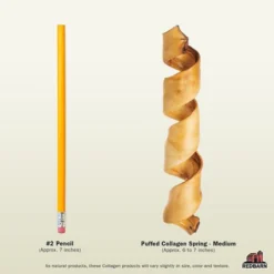 RedBarn Puffed Collagen Spring, 6in -Garden Supplies Sales 2024 RBPP 714 62AmazonEBC 262008 MediumPuffedCollagenSpring Image4 091521 500x.progressive 41726.1634246485