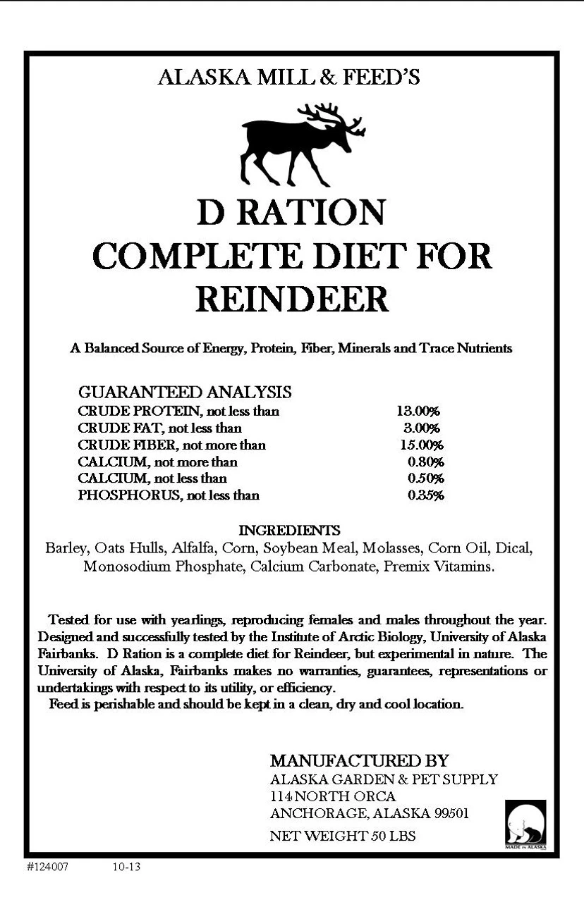 Reindeer D Ration, 50lb 4 Reindeer D Ration, 50lb - Image 2