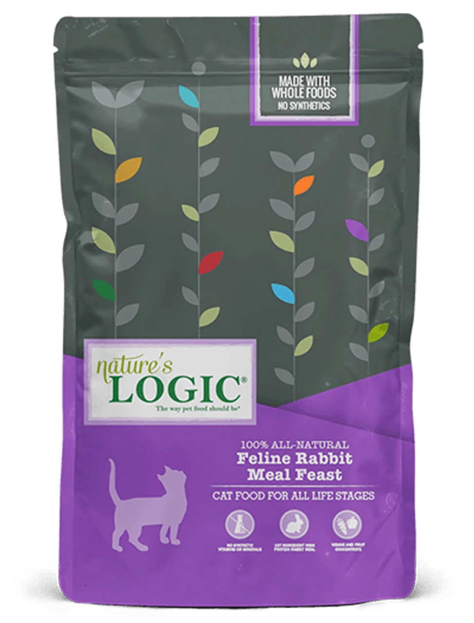 Nature's Logic Feline Rabbit Meal Feast, 3.3lbs 3 Nature's Logic Feline Rabbit Meal Feast, 3.3lbs