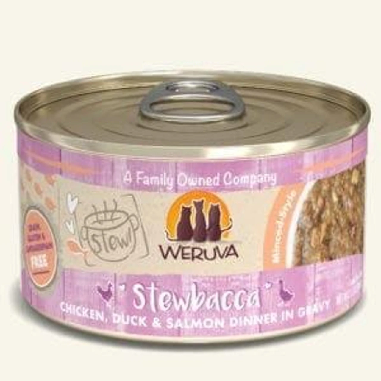 Weruva Cat Stewbacca Chicken/Duck, 5.5oz 3 Weruva Cat Stewbacca Chicken/Duck, 5.5oz