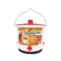Heated Poultry Drinker, 2 Gallon