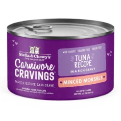 Stella & Chewy's Carnivore Cravings Minced Morsels Tuna Recipe, 2.8z -Garden Supplies Sales 2024 WEB CC Cat Wet MincedMorsels Tn 5.2oz FRONT 1080x0 c default 92087.1677619479