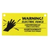 Zareba Electric Fence Warning Sign, 3pc