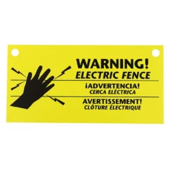 Zareba Electric Fence Warning Sign, 3pc