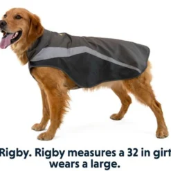 Ruffwear Lumenglow High-Vis Dog Jacket, Granite Gray -Garden Supplies Sales 2024 Website Gear on Dogs Sizing Lumenglow Large 640x 35624.1635028139