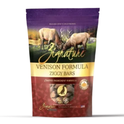 Zignature Ziggy Bars Venison Treats, 12oz