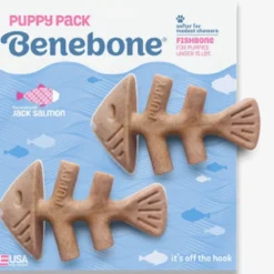 Benebone Fishbone Tiny Puppy, 2pk