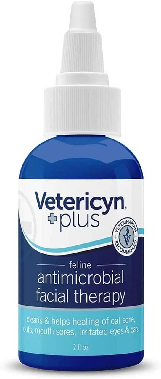 Vetericyn Plus Feline Antimicrobial Facial Therapy, 2oz 3 Vetericyn Plus Feline Antimicrobial Facial Therapy, 2oz