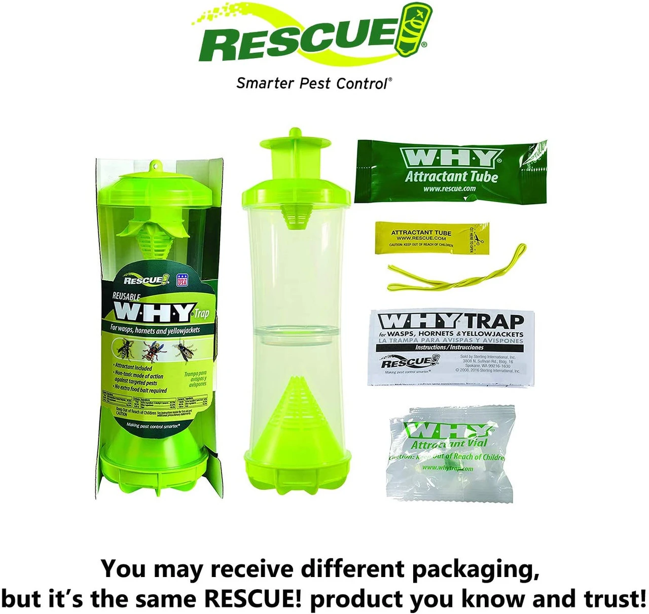 Rescue WHY Trap For Wasps, Hornets, & Yellowjackets 10 Rescue WHY Trap For Wasps, Hornets, & Yellowjackets - Image 9