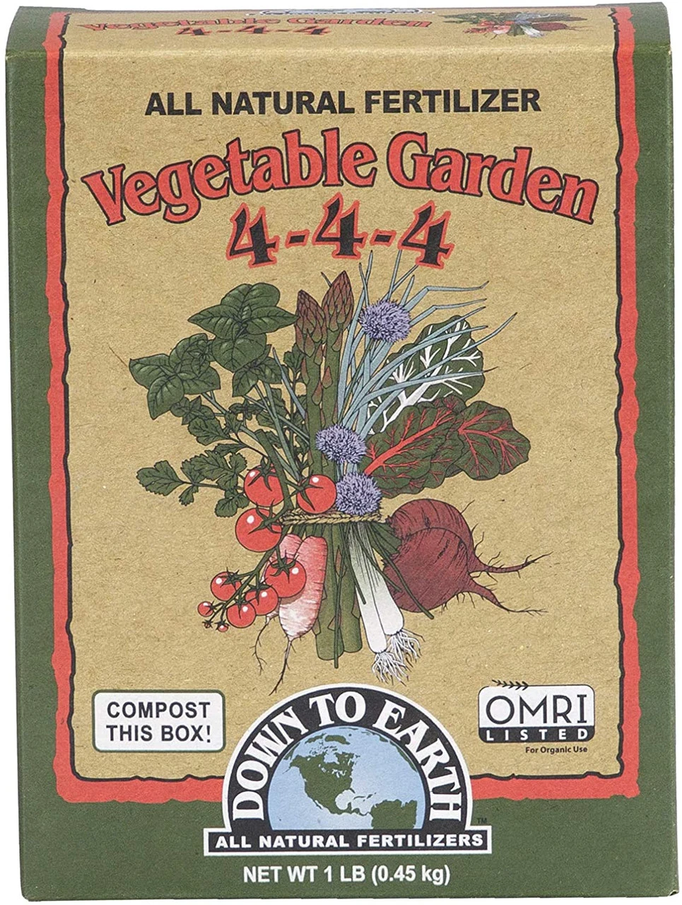 Down To Earth Organic Vegetable Garden Fertilizer 4-4-4 3 Down To Earth Organic Vegetable Garden Fertilizer 4-4-4