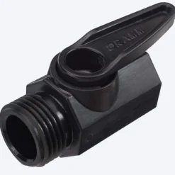 Dramm Shut Off Valve, Black
