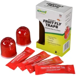 Rescue Reusable Fruit Fly Trap With Liquid Attractant, 2pk -Garden Supplies Sales 2024 blob 35939.1616782476