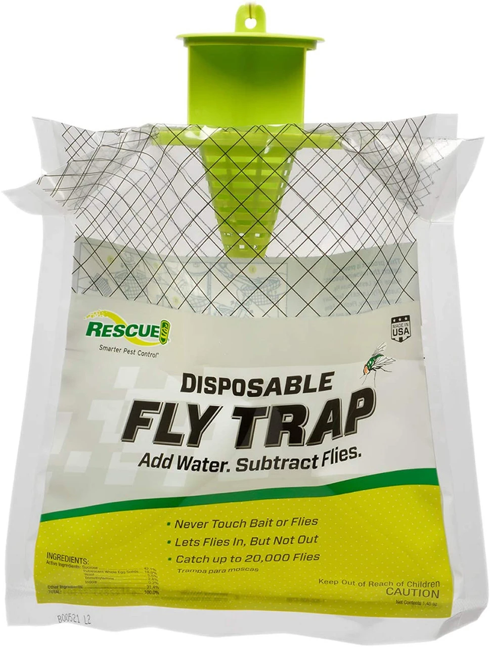 Rescue Outdoor Disposable Hanging Fly Trap 3 Rescue Outdoor Disposable Hanging Fly Trap