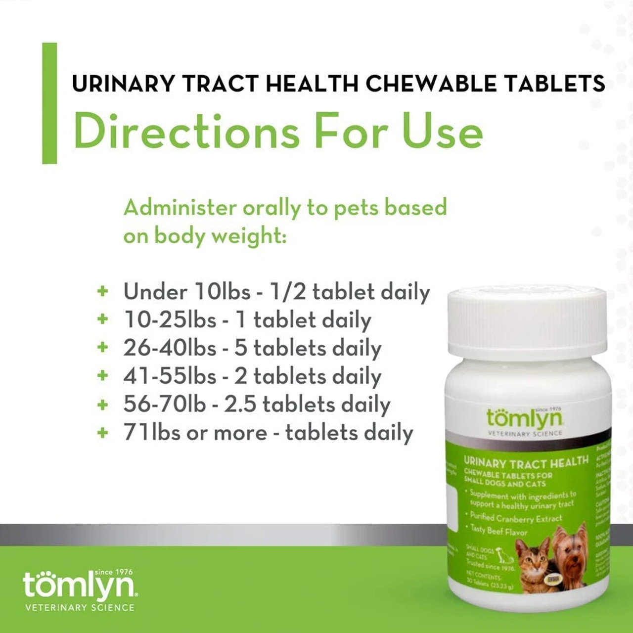 Tomlyn Urinary Tract Health Chewable Tablet 8 Tomlyn Urinary Tract Health Chewable Tablet - Image 6