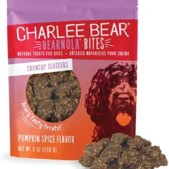 Charlee Bear Bearnola Bites Crunchy Clusters, Pumpkin Spice