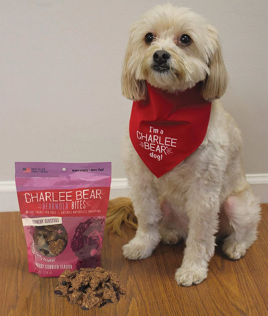 Charlee Bear Bearnola Bites Crunchy Clusters Natural Treats , Cranberry Cobbler 8 Charlee Bear Bearnola Bites Crunchy Clusters Natural Treats , Cranberry Cobbler - Image 6